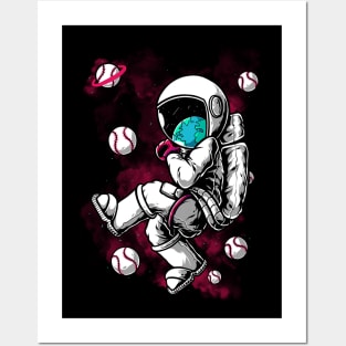 Space baseball Posters and Art